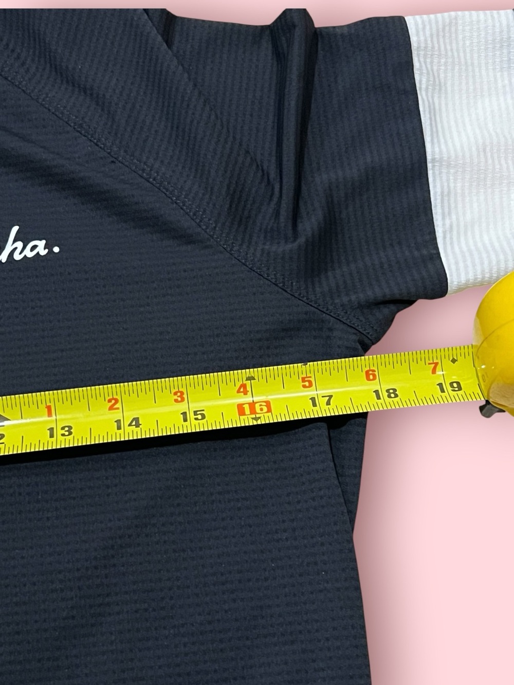 Rapha Men’s Core Full Zip SS Cycling Jersey (Black/White) - Picture 7 of 7